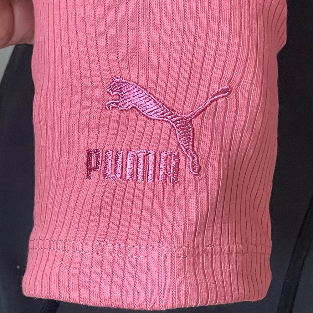 NWT Puma Team Ribbed Crop LS Top - Picture 7 of 10